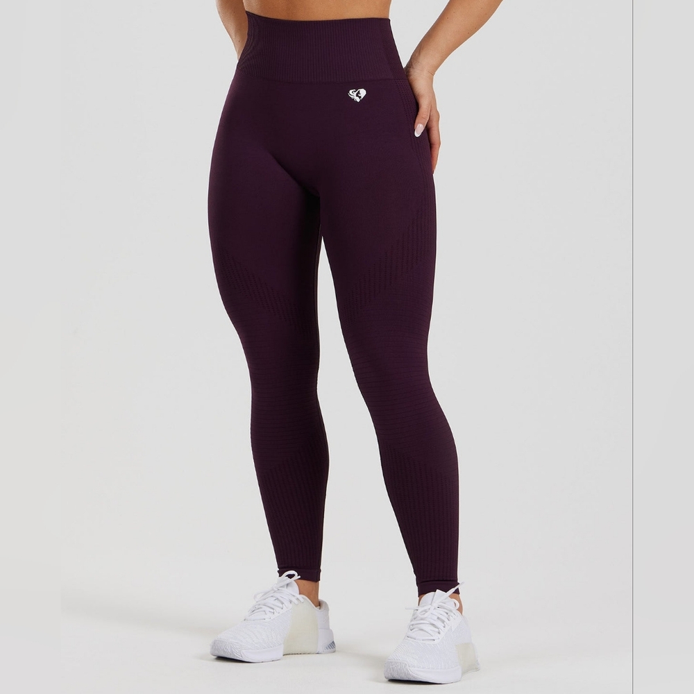 Women's Best - Small Long Length - Purple High-Waisted Leggings